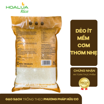 GẠO GIA ĐÌNH DẺO ÍT, MỀM CƠM, THƠM NHẸ (Túi 5Kg)