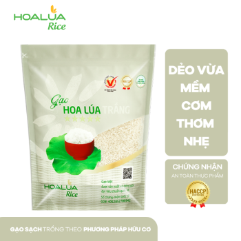 GẠO HOA LÚA TRẮNG DẺO MỀM, ĐẬM VỊ, THƠM NHẸ (Túi 2Kg) GẠO HOA LÚA TRẮNG DẺO MỀM, ĐẬM VỊ, THƠM NHẸ (Túi 2Kg)