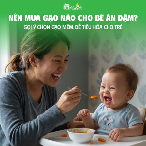 Nên mua gạo nào cho bé ăn dặm? Gợi ý chọn gạo mềm, dễ tiêu hoá cho trẻ