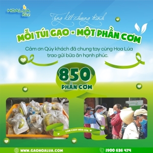 [Tổng kết chương trình] Mỗi túi gạo - Một phần cơm